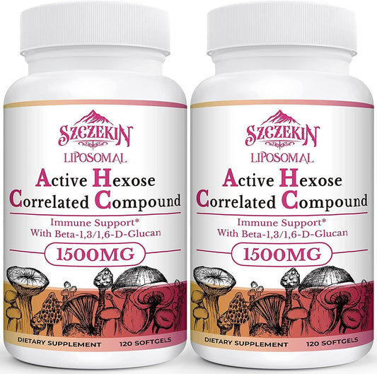 SZCZEKIN 1500mg liposomal bottle highlighted for high potency and daily use.