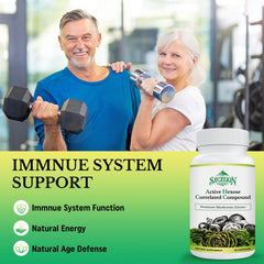 SZCZEKIN liver-function antioxidants bottle beside glass signals oxidative balance benefits.