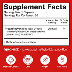 Szio+ Utiva Cranberry PACs daily-use capsules in a routine