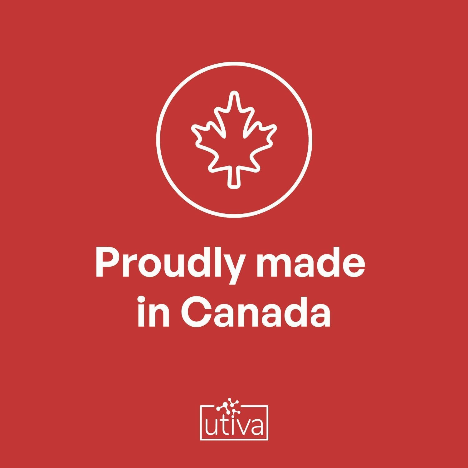 Szio+ Utiva Cranberry PACs made in Canada with vegan and non-GMO status