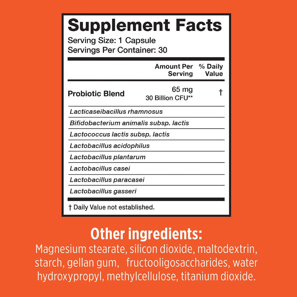 Szio+ Utiva probiotic label image communicates trusted, doctor-recommended quality.
