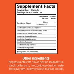 Szio+ Utiva probiotic label image communicates trusted, doctor-recommended quality.