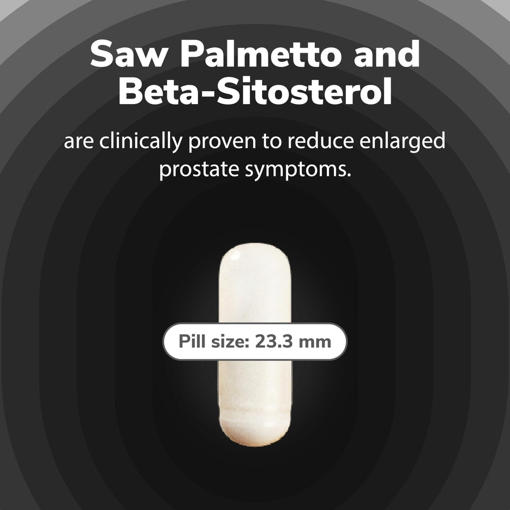 CO2-extracted Saw Palmetto from Szio+ Utiva Prostate Health supports wellness.
