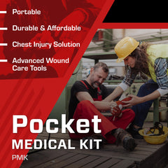 Compact PMK tucked into a pocket for everyday carry and readiness
