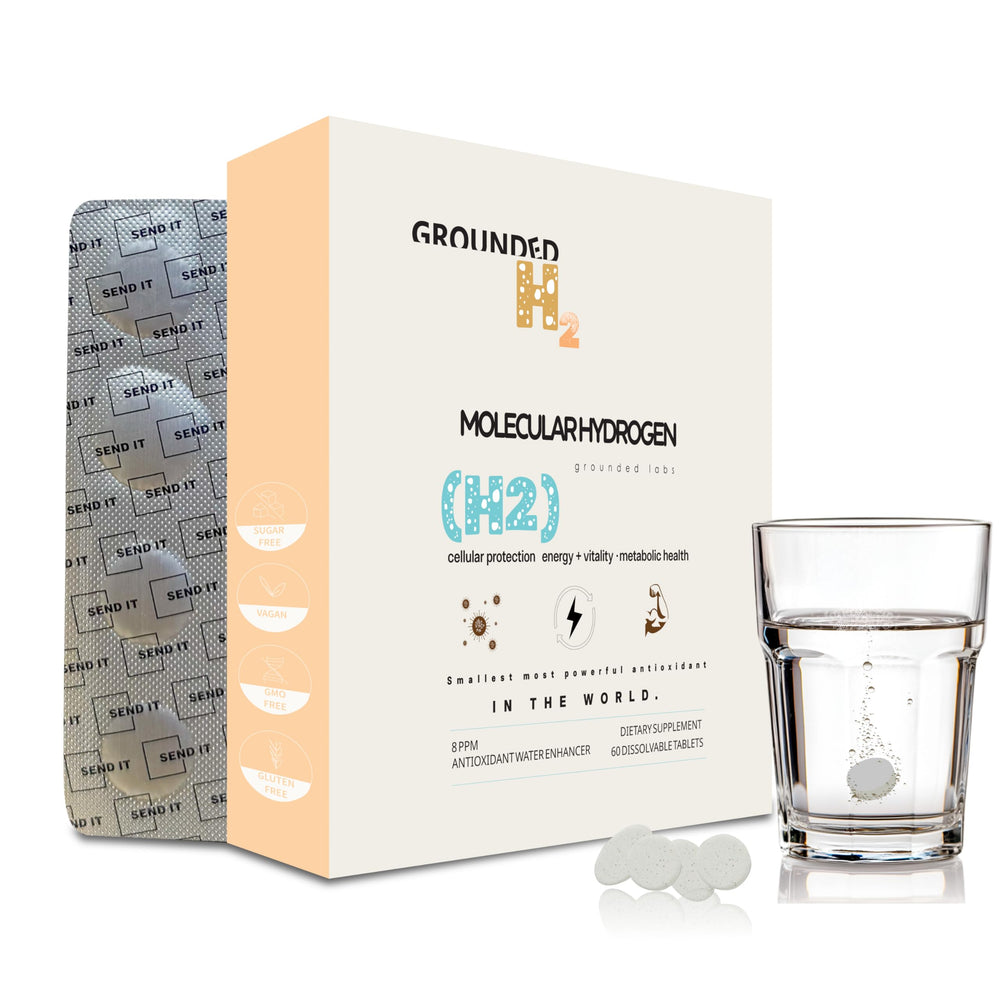 Pouring Tactilian H2 water with bubbly appearance
