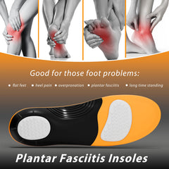 TAEPUSR arch-support insoles orange improve foot stability for men and women