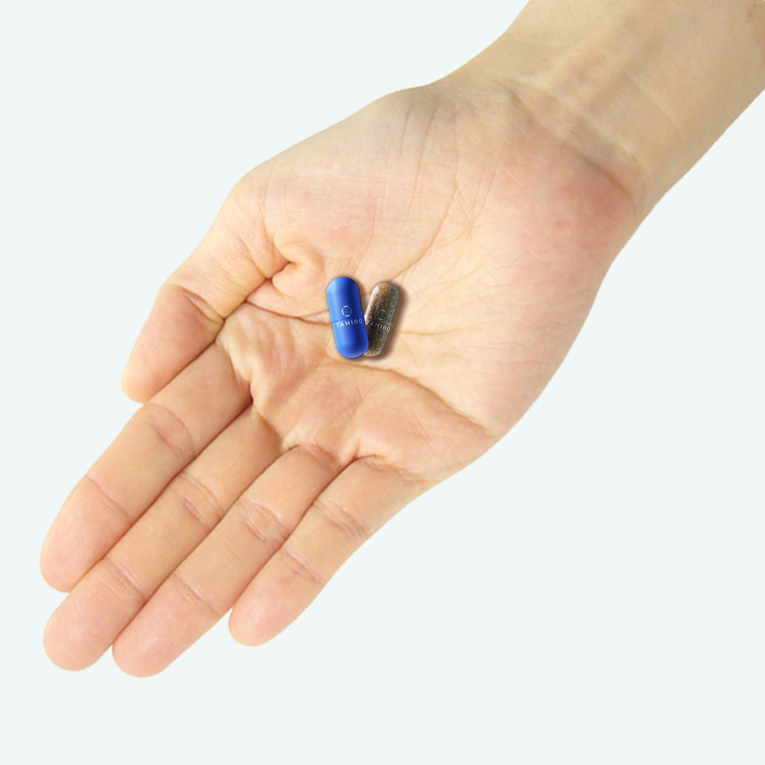 TAHIRO Sleep Well packets open to reveal two capsules per serving