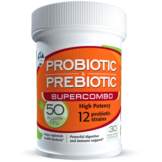 TAIGASEA bottle-front shows the probiotic supplement for daily gut support.