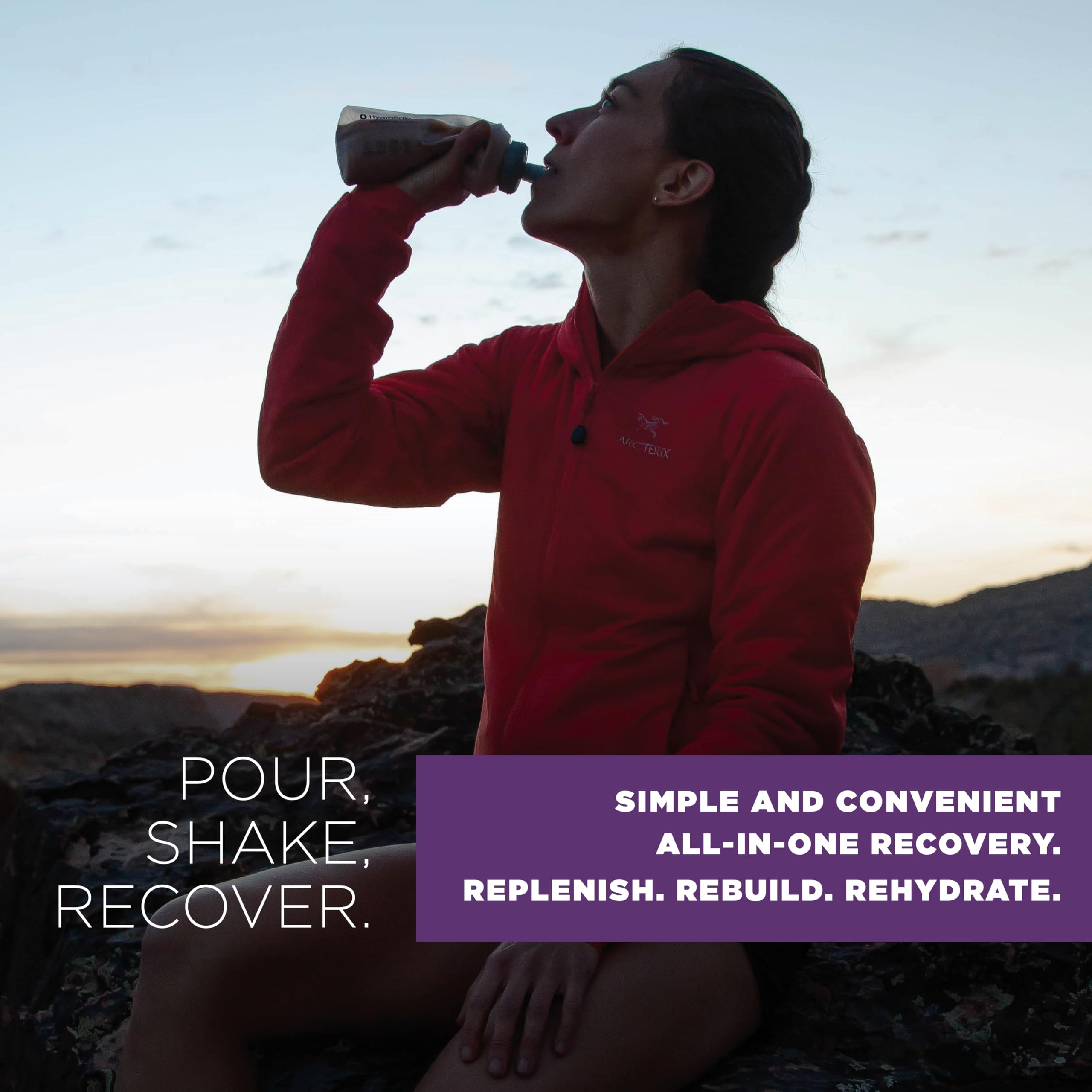 Tailwind Nutrition Recovery Mix 20-serving pouch shows portable post-workout nutrition