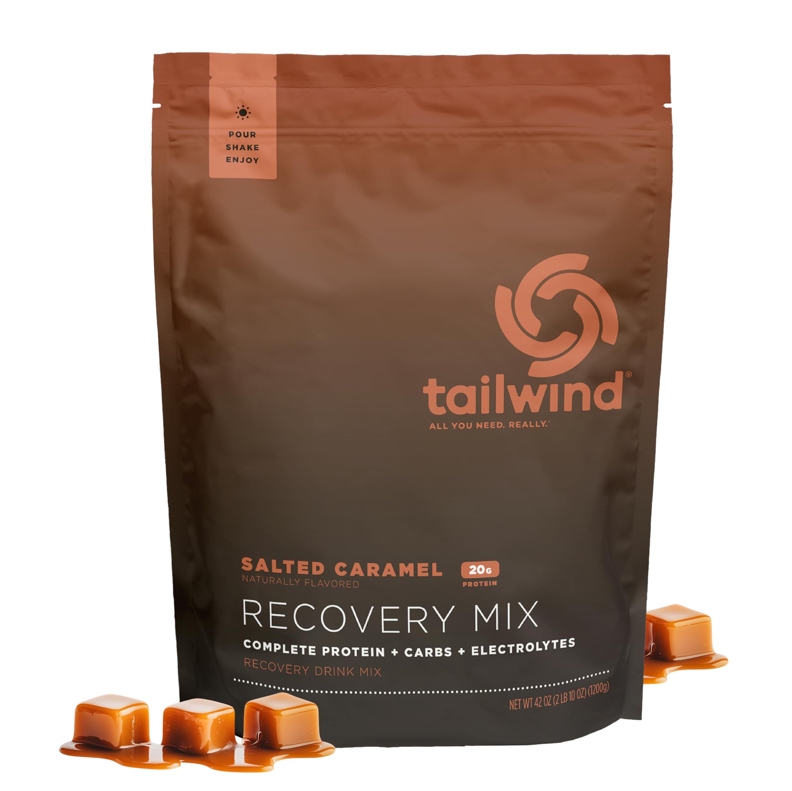Tailwind Nutrition Recovery Mix salted caramel flavor ready to drink
