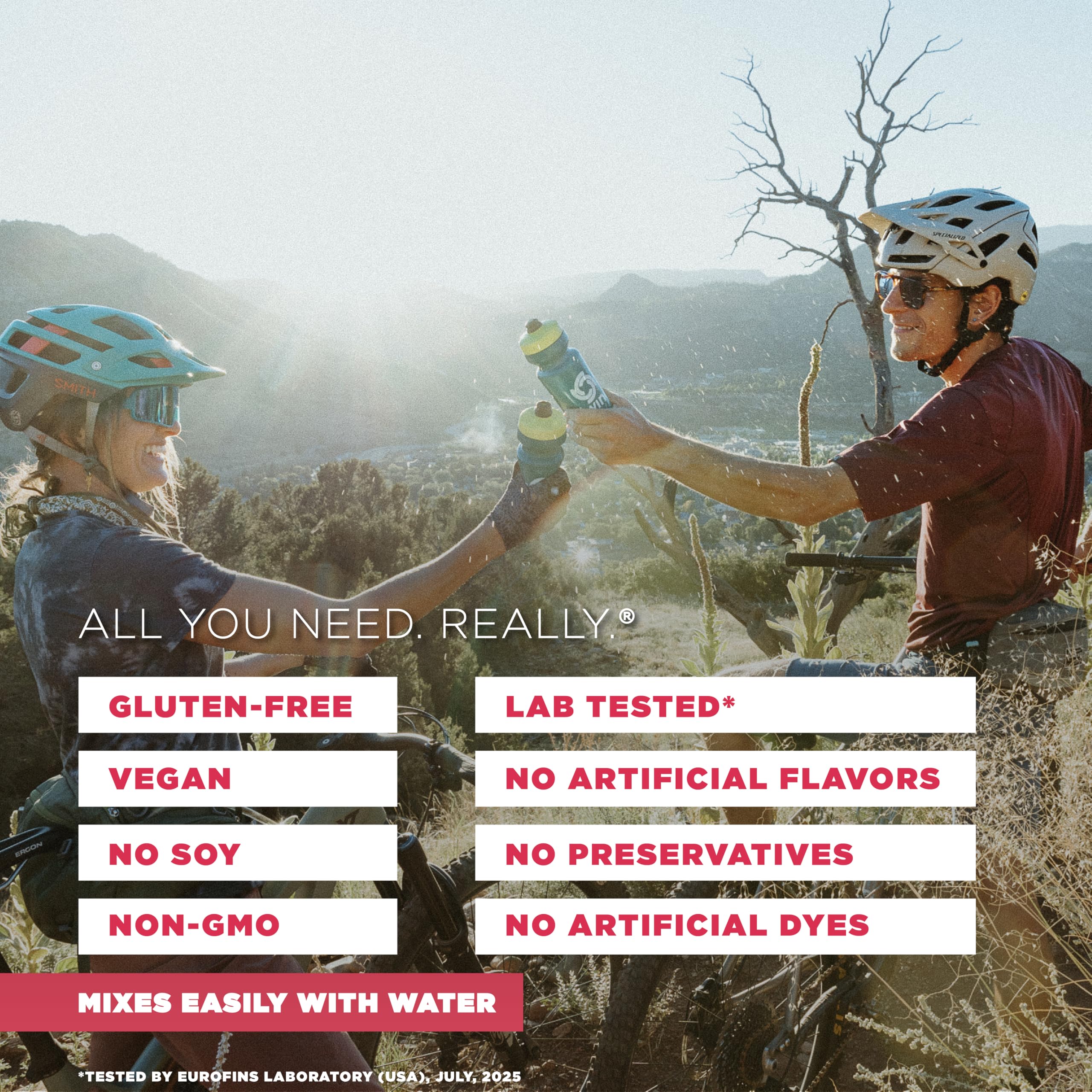 Tailwind Recovery Mix 20 g protein serving supports muscle recovery