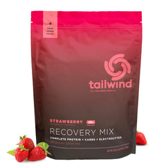 Tailwind Recovery Mix packaging close-up emphasizes complete recovery formula