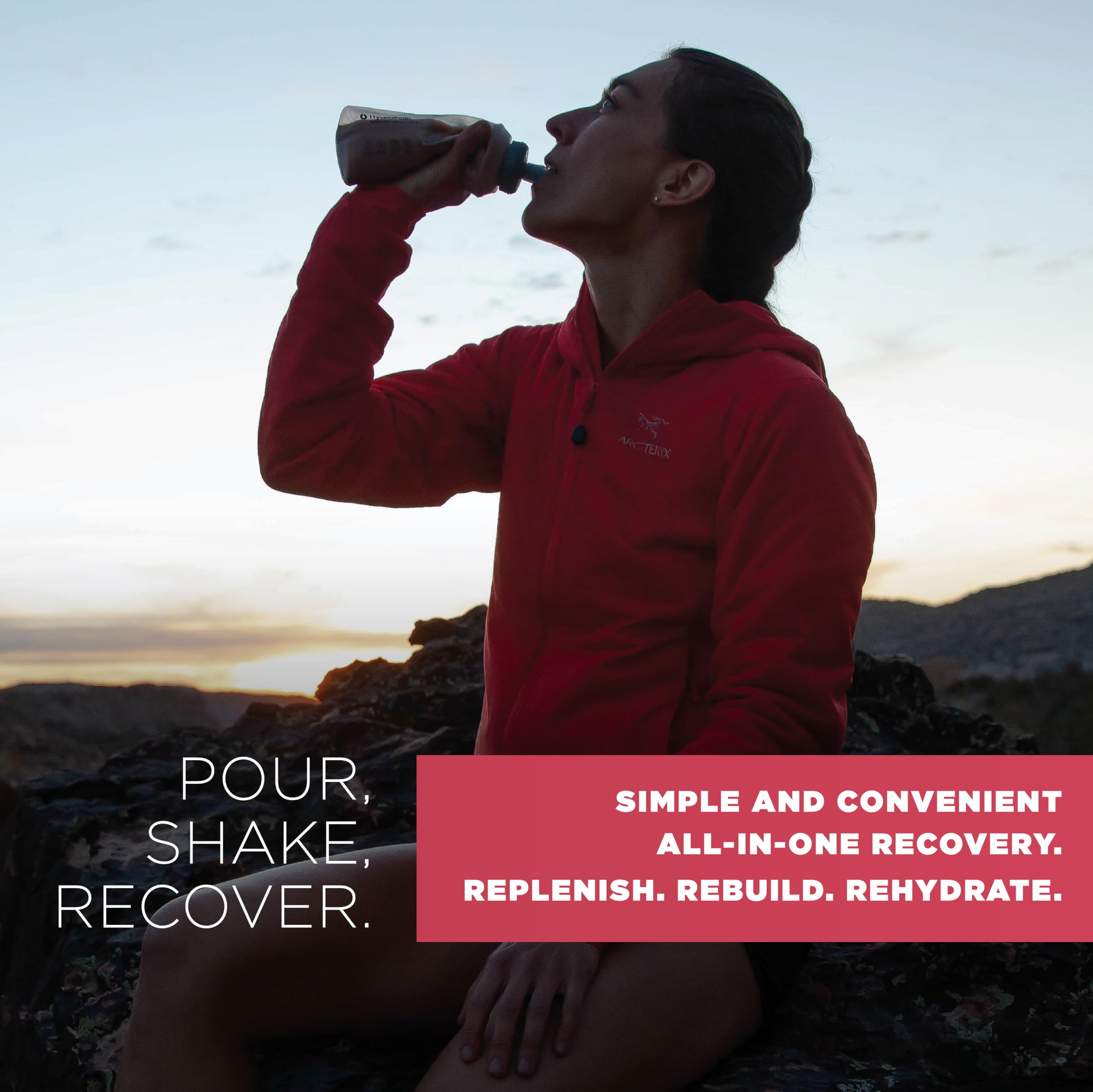 Tailwind Recovery Mix vegan and gluten-free label highlights clean ingredients