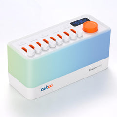 TAKOO 3-in-1 sleep sound machine front view for bedside use and easy accessibility.