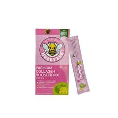 Tala Glow Hubby Bee premium collagen sachet in glass for daily beauty support