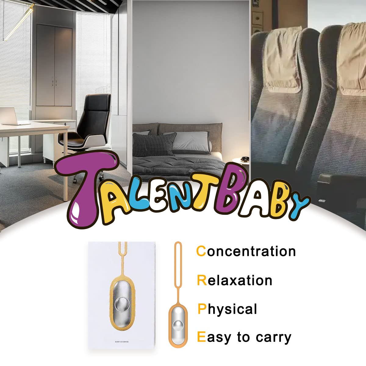 TALENTBABY wrist strap provides secure fit for stable use in busy moments.