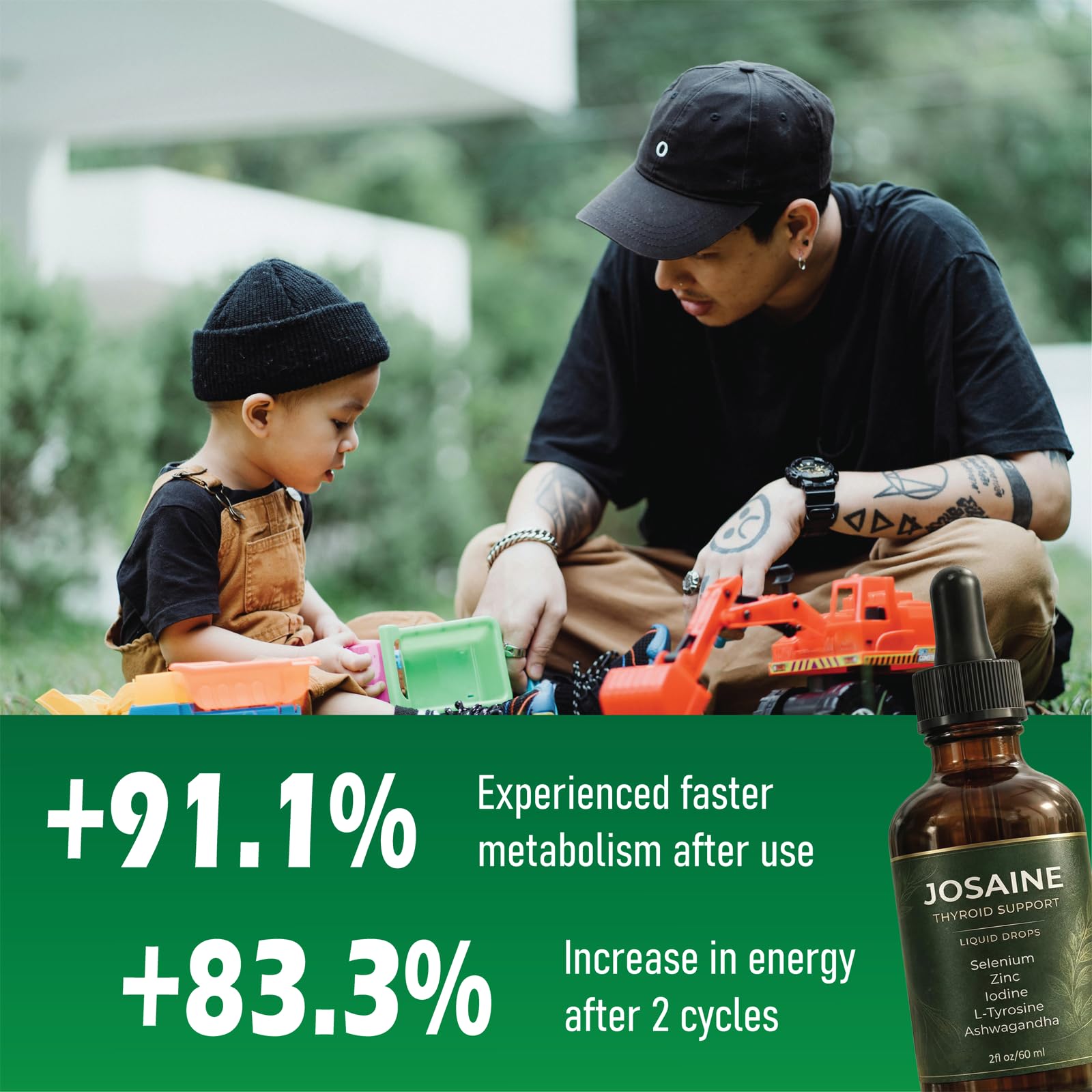 Talina InnerFresh drops shown near a glass for simple mixing.