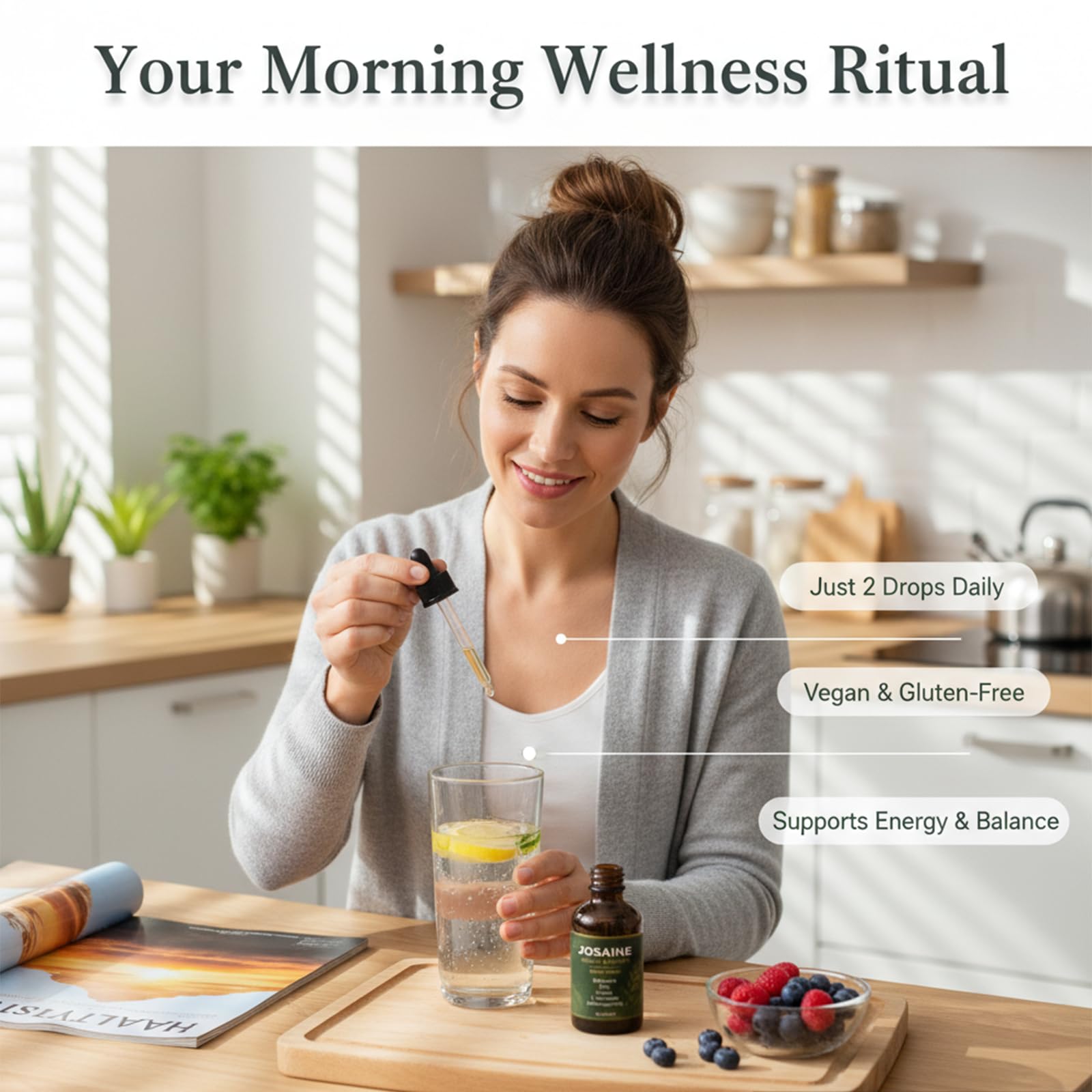 Talina InnerFresh label highlights iodine and minerals for wellness support.