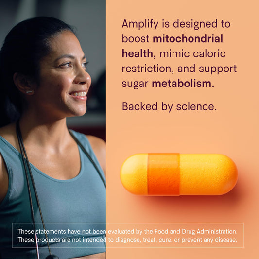 Tally Health Amplify capsules with Berberine and CoQ10 for metabolic support