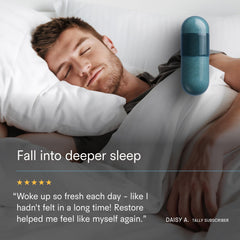 Tally Health Restore capsules ready for nightly dosing