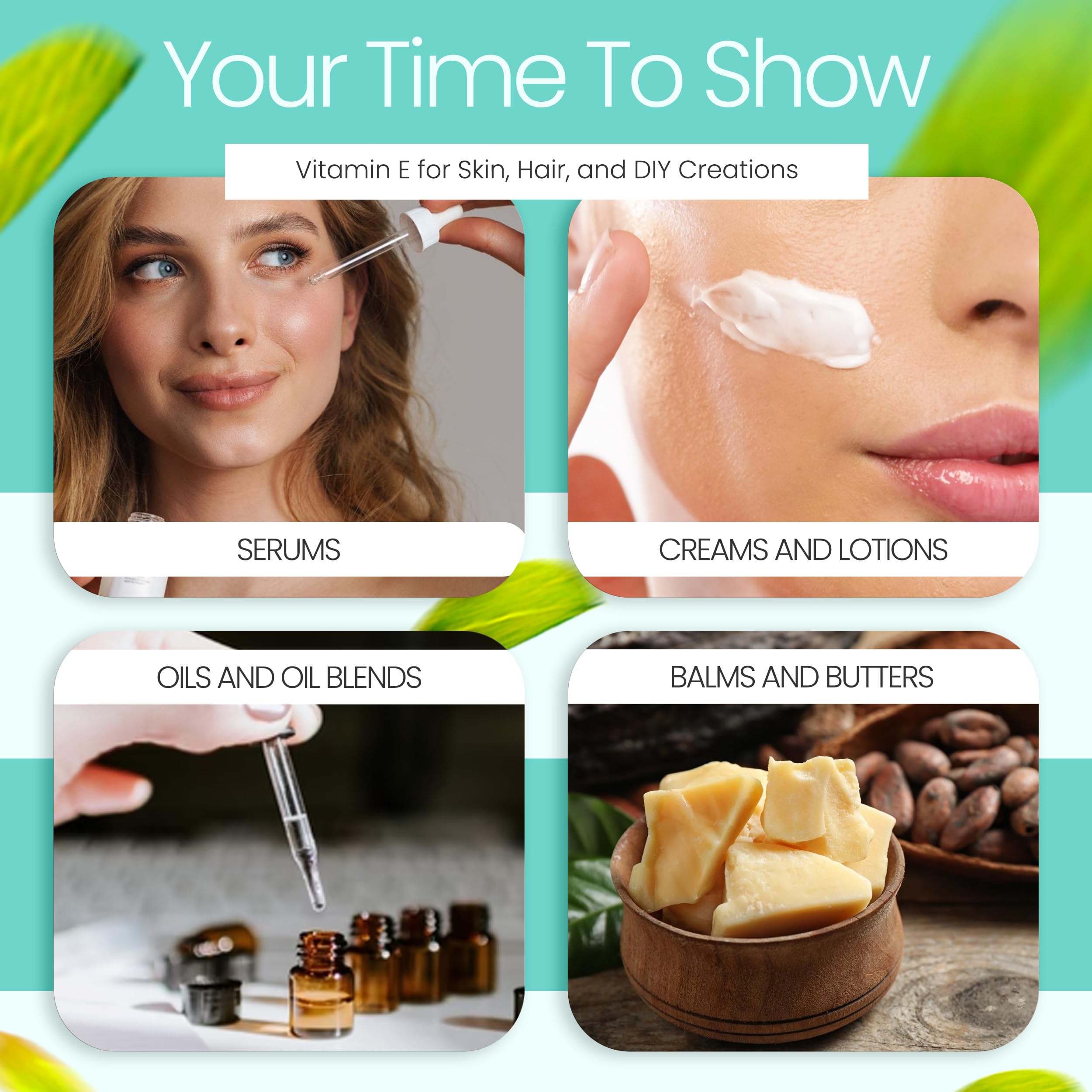 Talsen Alpha Tocopheryl Acetate powder added to creams for smoother textures