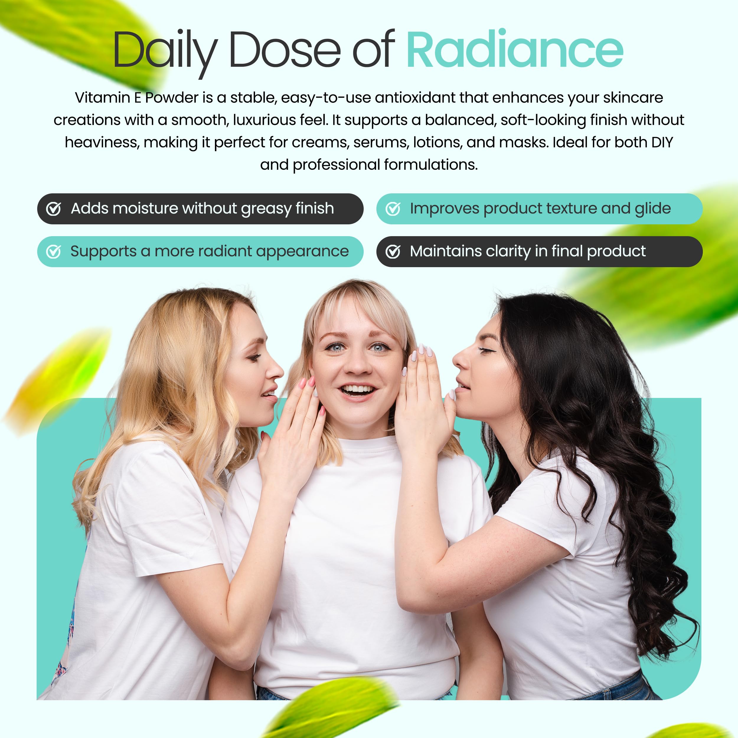 Talsen Alpha Tocopheryl Acetate powder in a DIY face oil blend