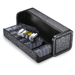 TALVOLC M Aesthetic Pill Organizer 7-day AM PM shell holds a week of meds securely on the go