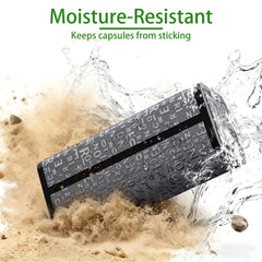 TALVOLC M spill-proof lid keeps contents contained in purses, gym bags, or luggage