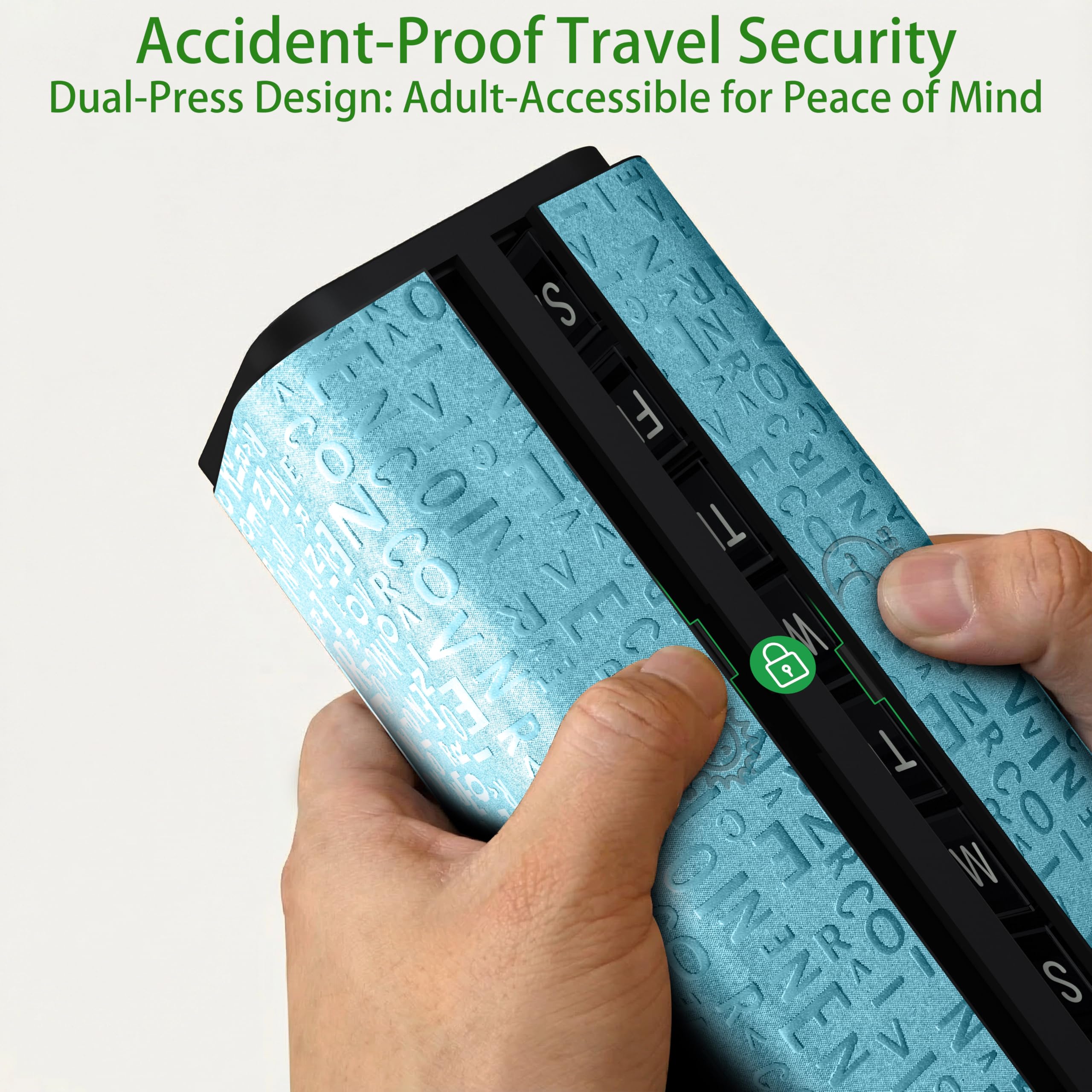 Talvolc M discreet organizer fits in purse or luggage.