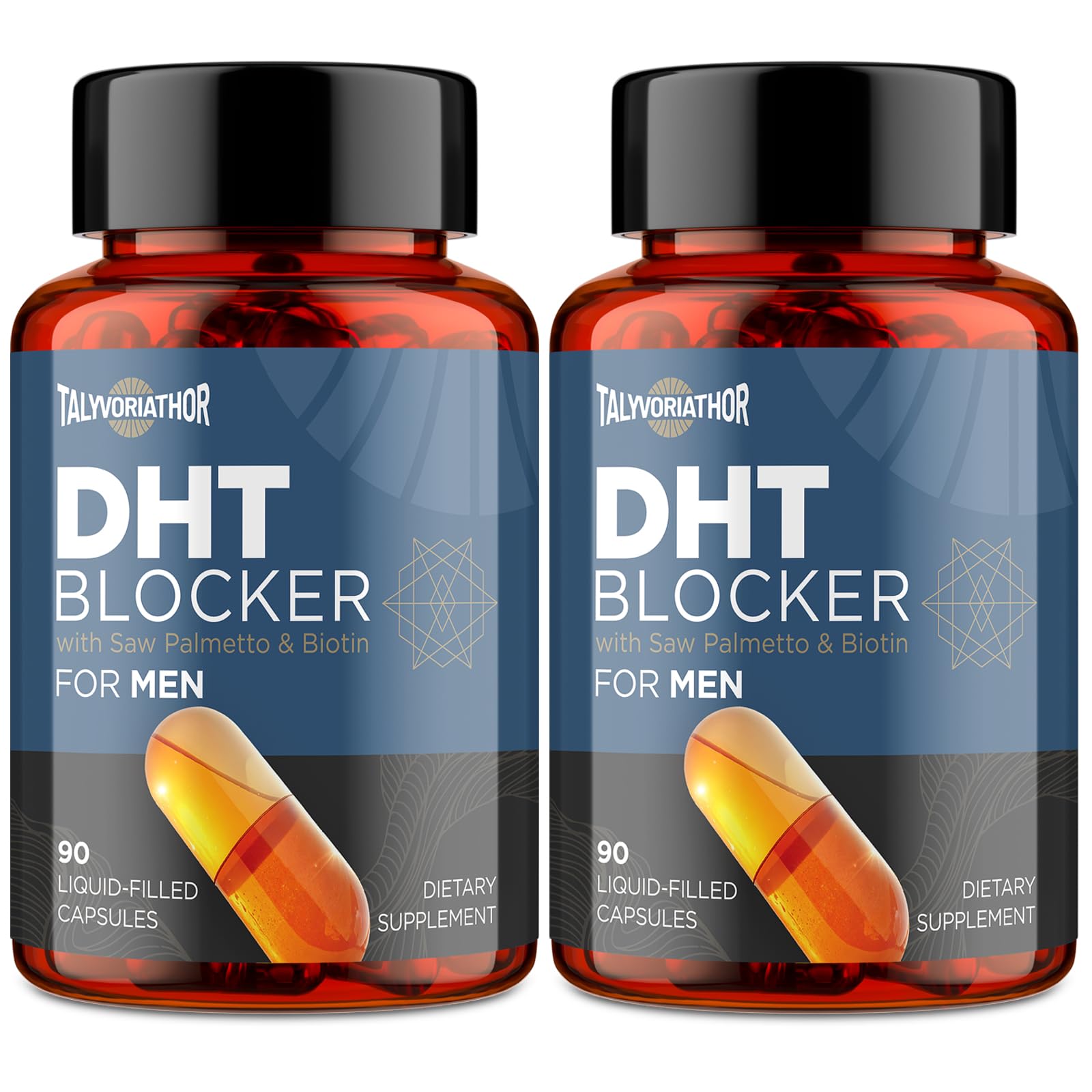 Talyvoriathor DHT Blocker bottle pour for easy daily dosing.