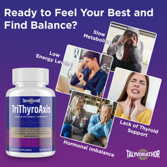 Talyvoriathor TriThyroAxis outer box design signals premium quality and clarity.