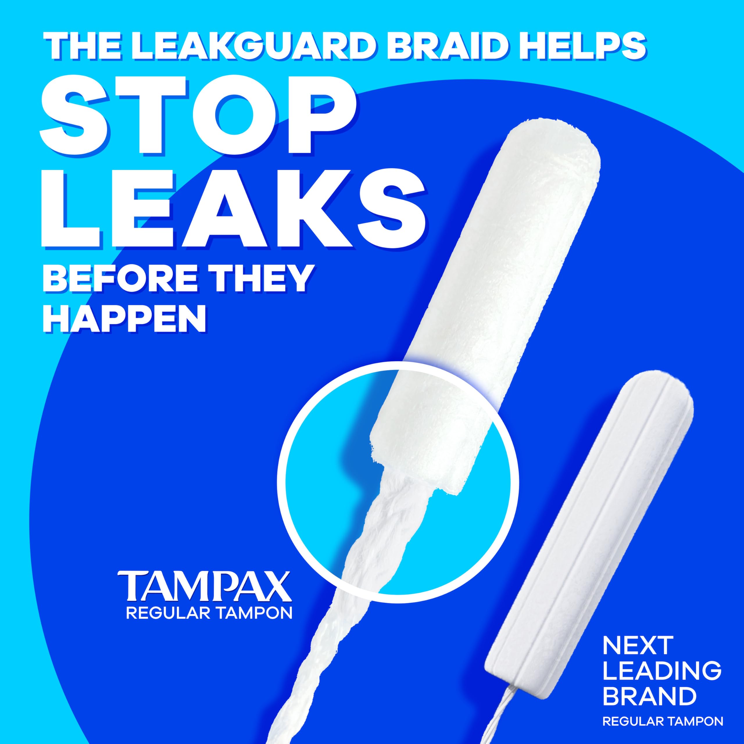Tampax Pearl FormFit expansion adapts to your unique shape.