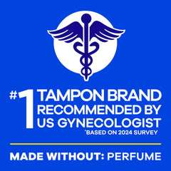 Tampax Pocket Pearl packaging highlights on-the-go convenience