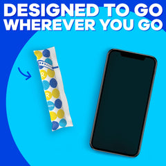 Anti-Slip Grip on Tampax Pearl applicator supports precise placement