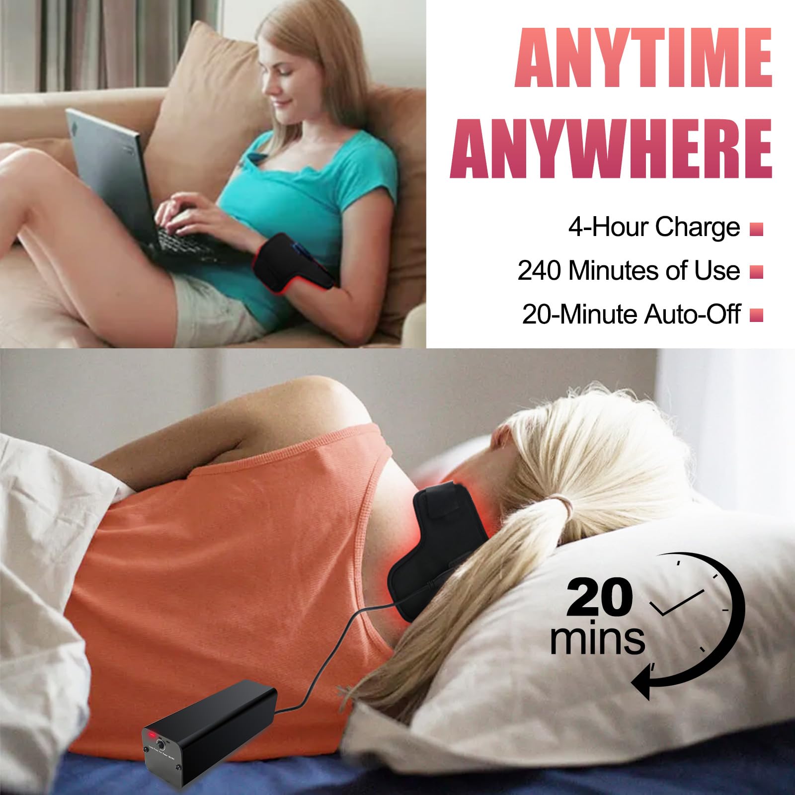 Tamthna 20-minute auto-off timer supports safe sessions