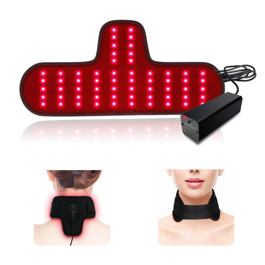 Tamthna neck wrap with red light therapy for on-the-go relief