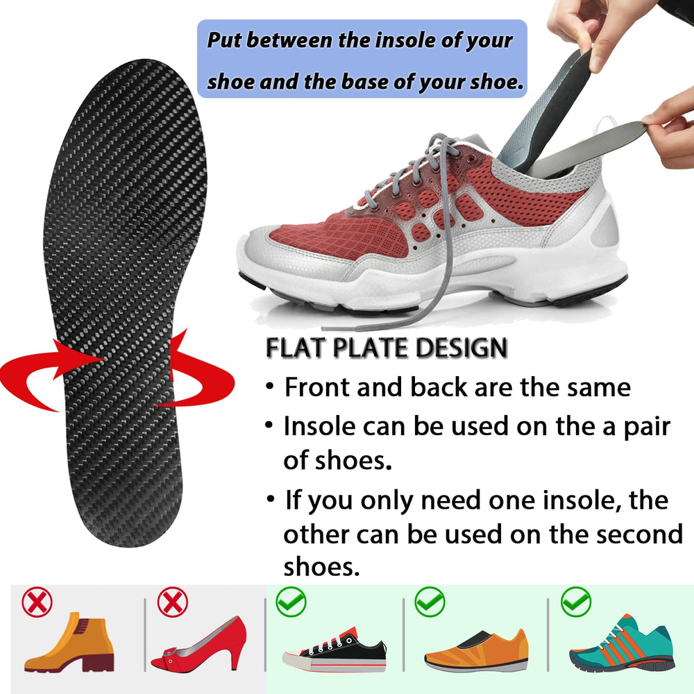 Premium carbon fiber material used in the Tang Small Fish insole
