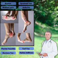 Tang Small Fish foot stability support helps reduce forefoot pressure.
