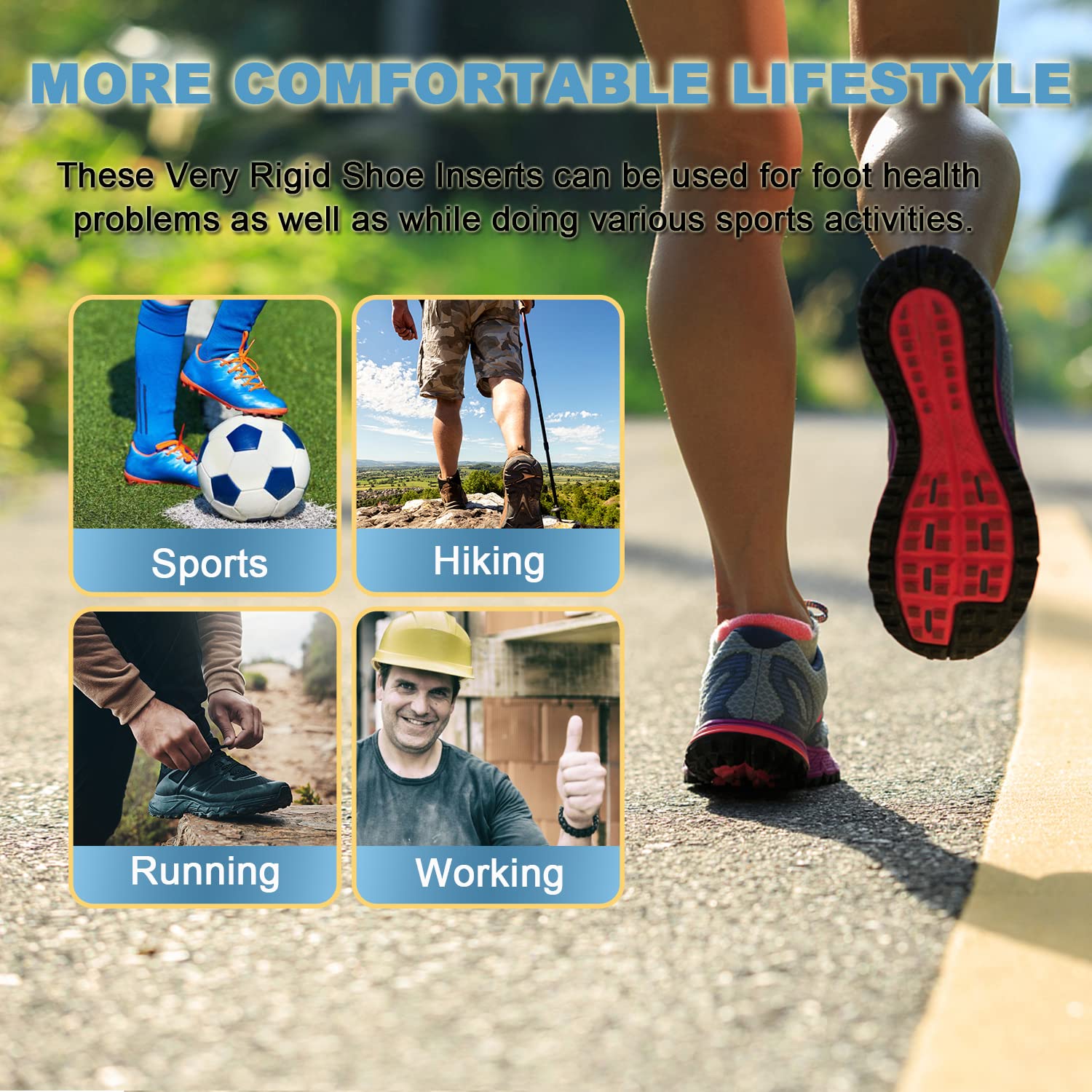 TANG SMALL FISH orthotic fits under the original insole for a secure fit.