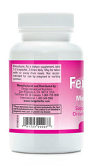 Tango FemmePhase label detail showing 60 vegetarian capsules