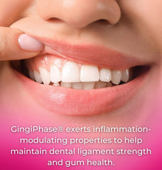 Tango GingiPhase herbal blend image highlights Scutellaria and Drynaria ingredients.