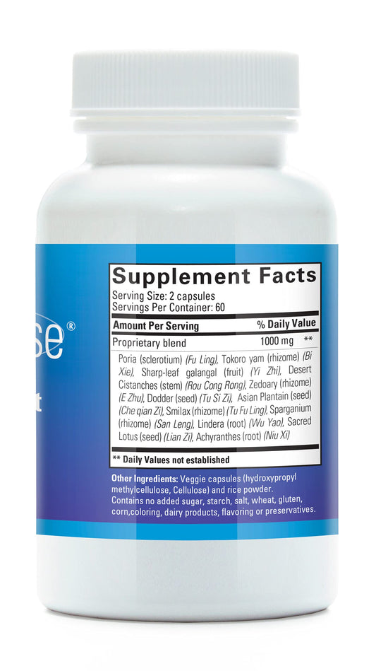 Tango ProstaPhase capsules close-up; natural herbal blend for urinary wellness.