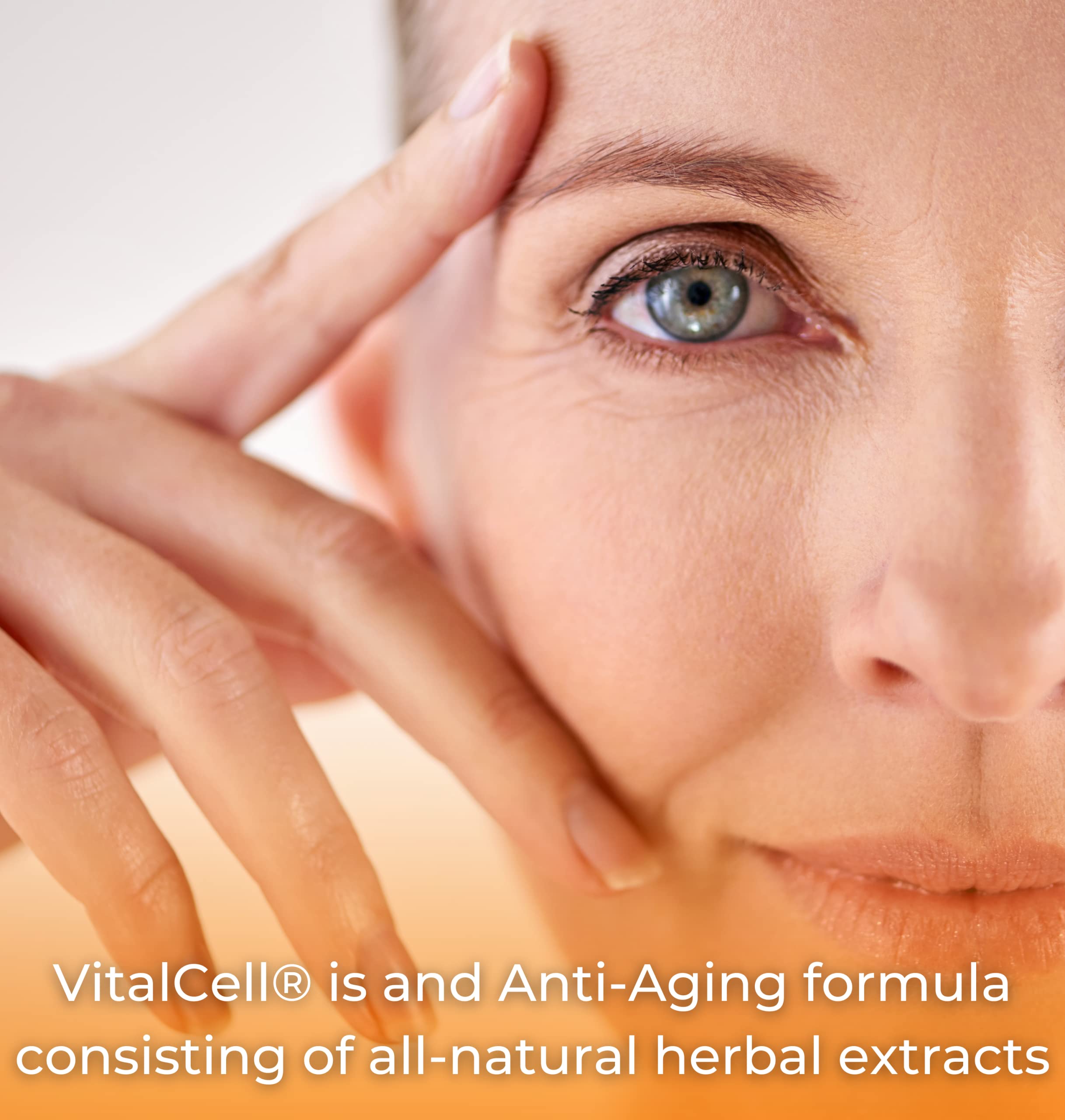 Vital Cell herbal blend ingredients highlighting immune-supporting botanicals.