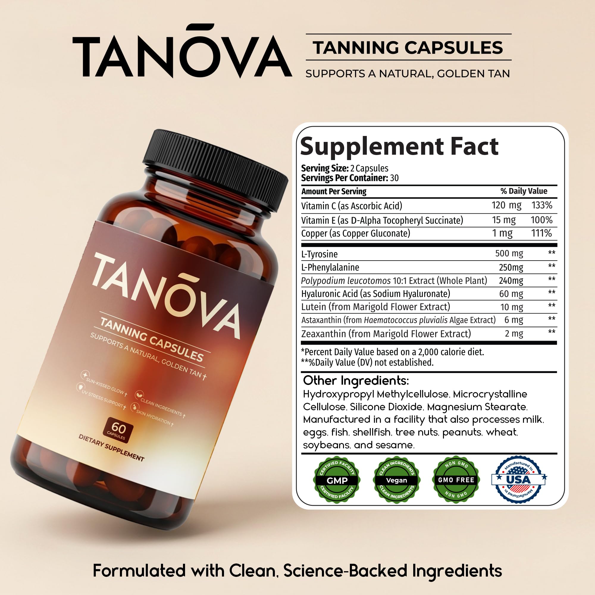 Tanova vegan formula offers radiant skin without animal-derived ingredients