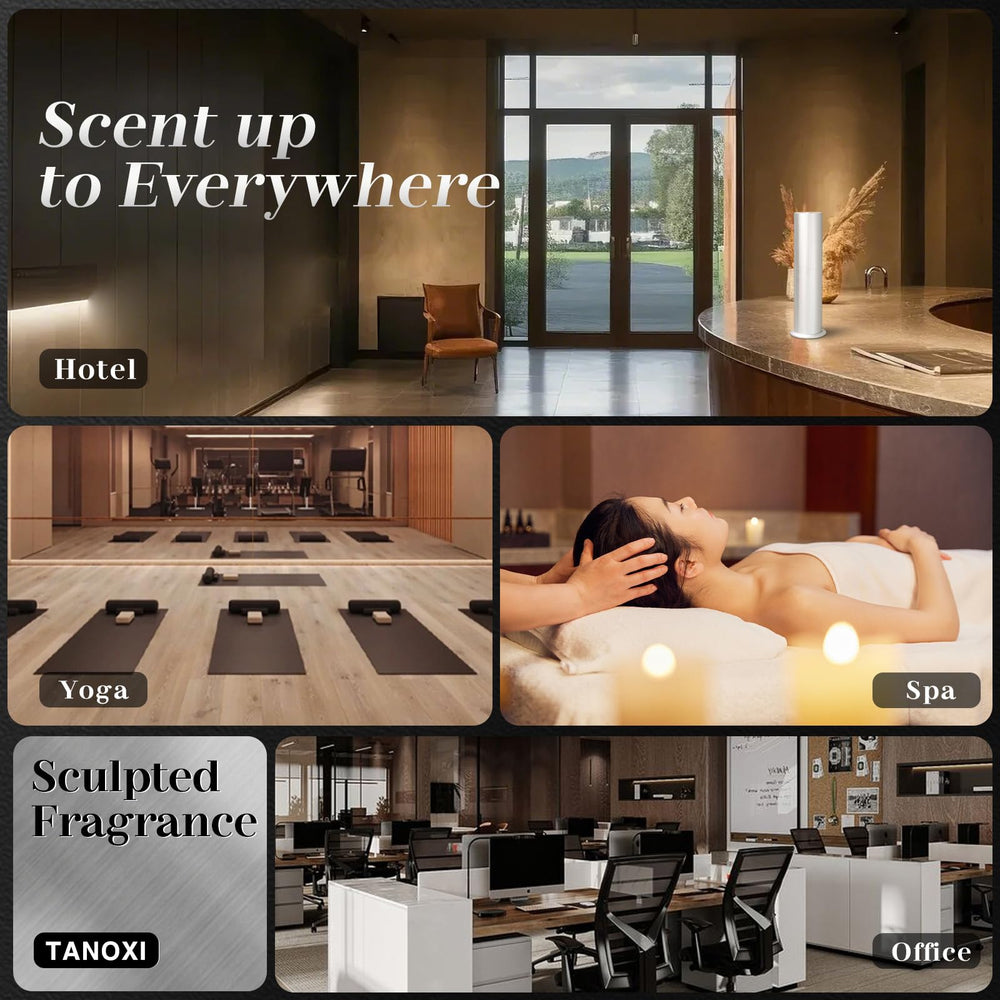 TANOXI aluminum design adds sleek, modern touch to any room.
