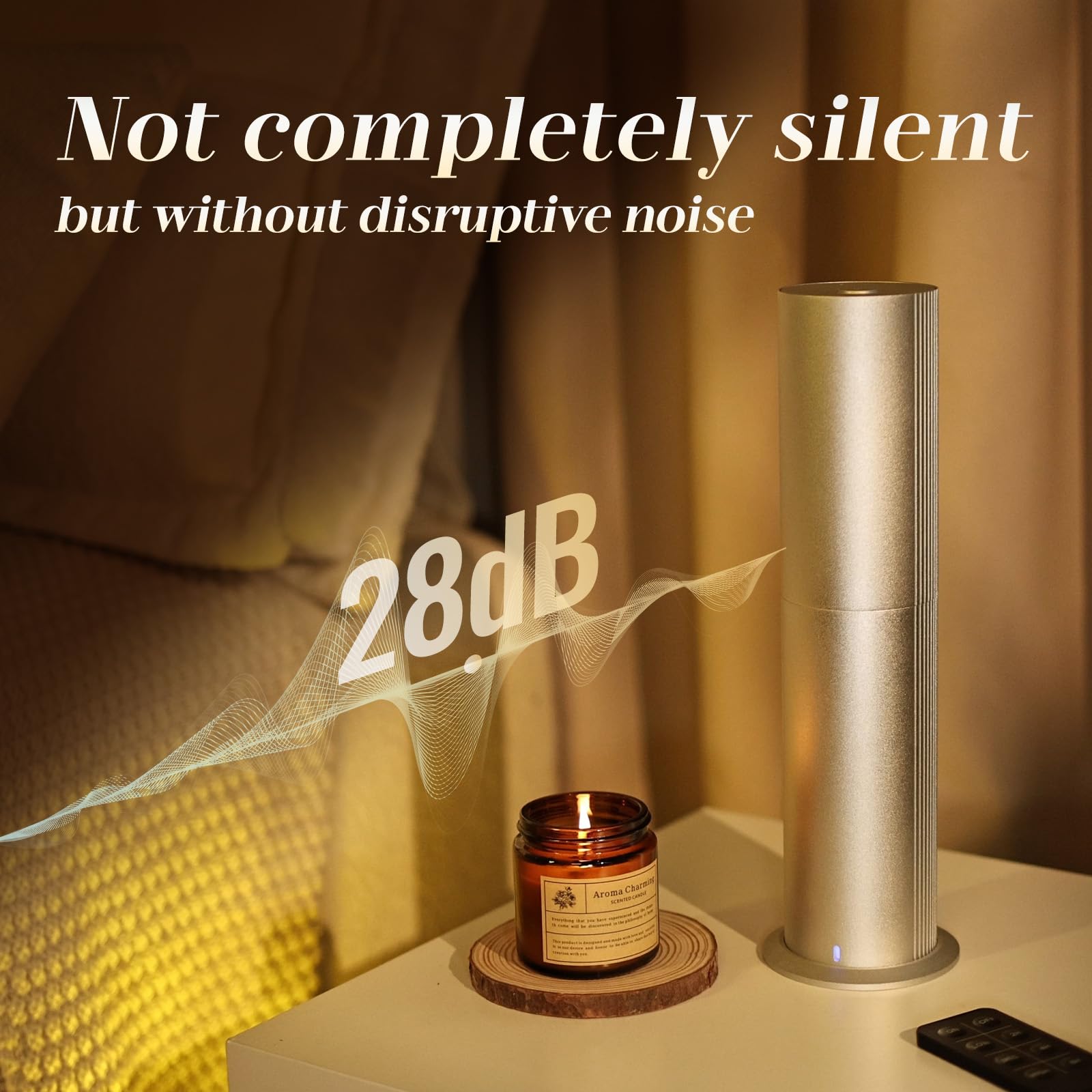 TANOXI diffuser covers up to 2000 sq ft for larger spaces.