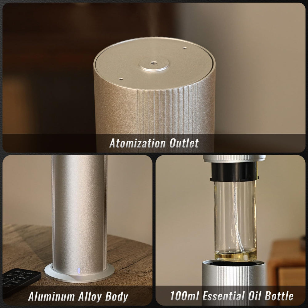 TANOXI nebulization creates a dry, pure mist with essential oils.