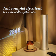 TANOXI nebulization technology visual showing pure essential oil diffusion.