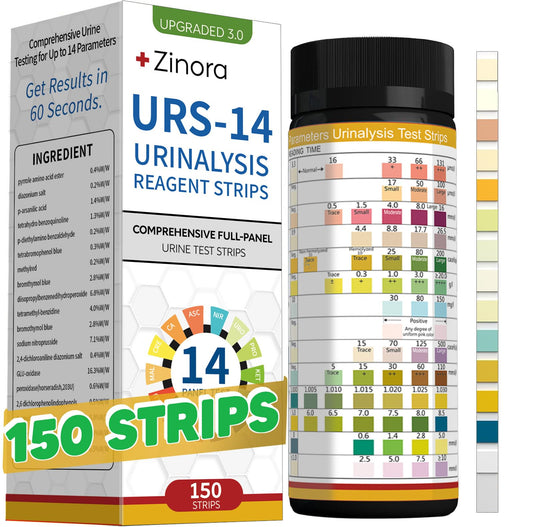 Tansozhe URS-14 box with 150 test strips for home wellness checks