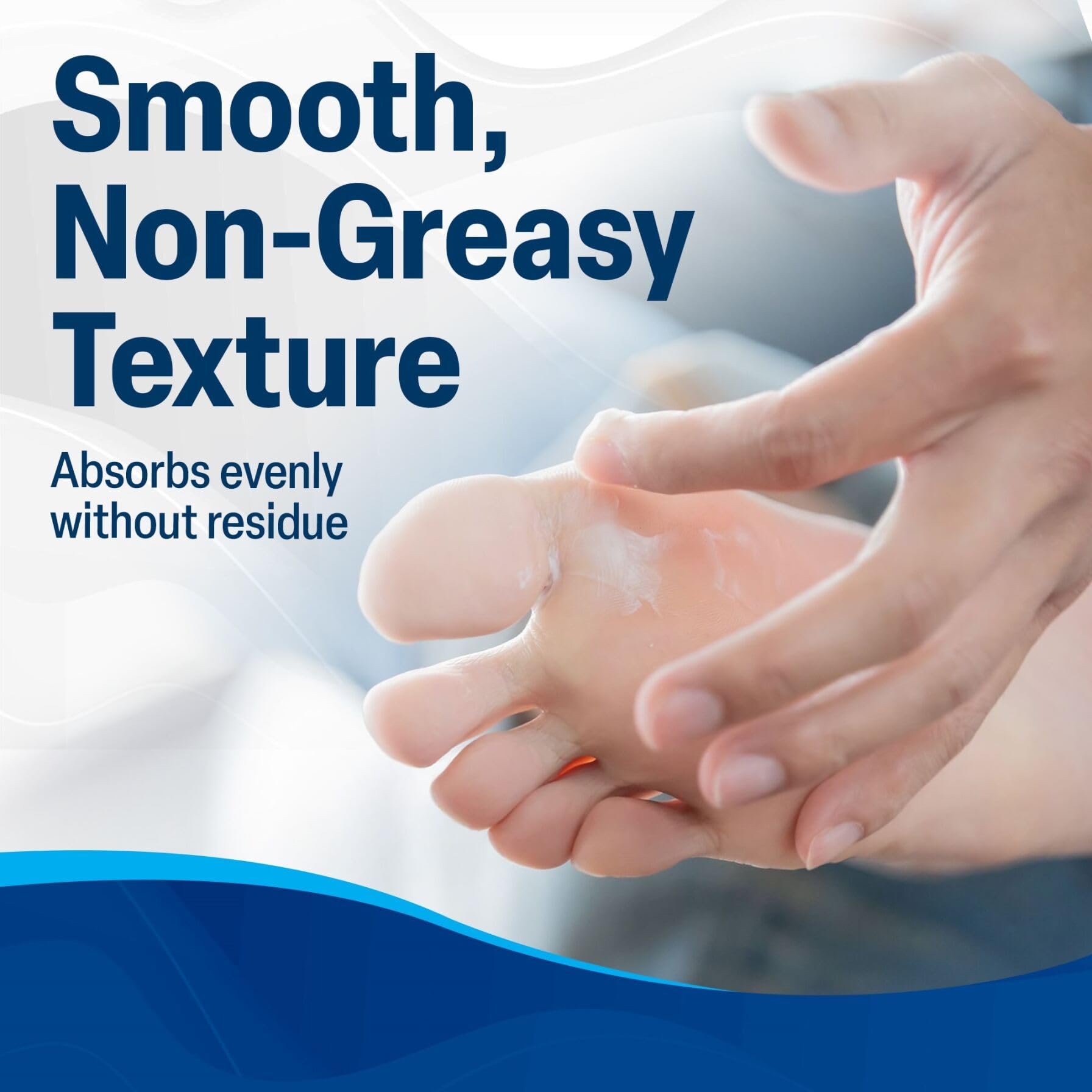 Foot-care scene with TARO Terbinafine cream used for athlete's foot care.